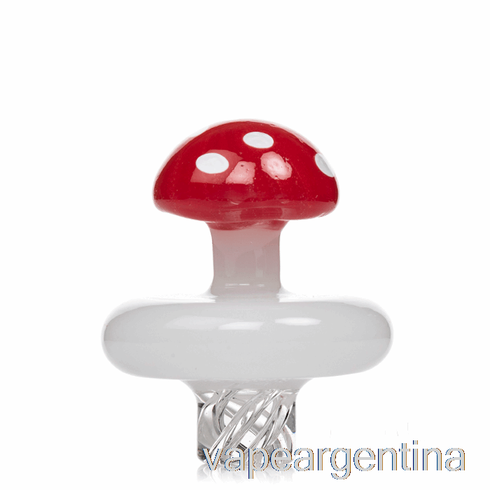 Mj Arsenal Hongo Spinner Carb Cap Rojo Blanco Vape Descartable